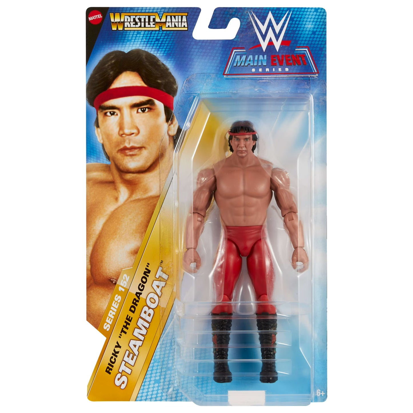 WWE Ricky "The Dragon" Steamboat Main Event Series 152 Wrestlemania Figure