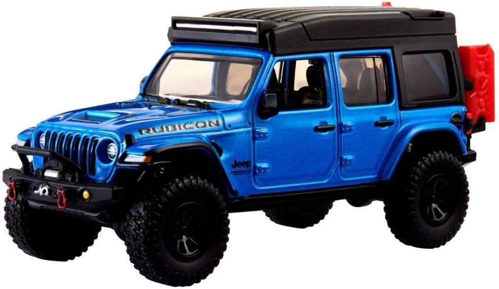 Hot Wheels Premium Jeep Wrangler 392 Rubicon Blue 1:43 Scale