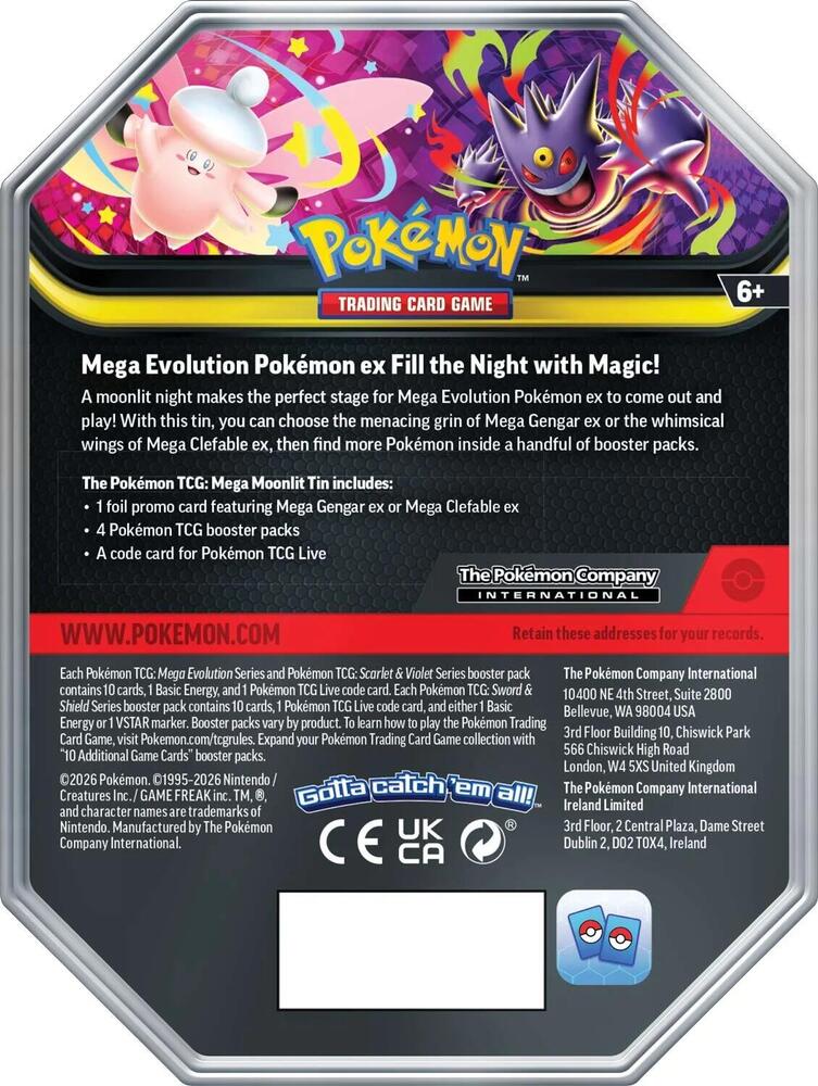 Pokémon TCG: Mega Moonlit Tin