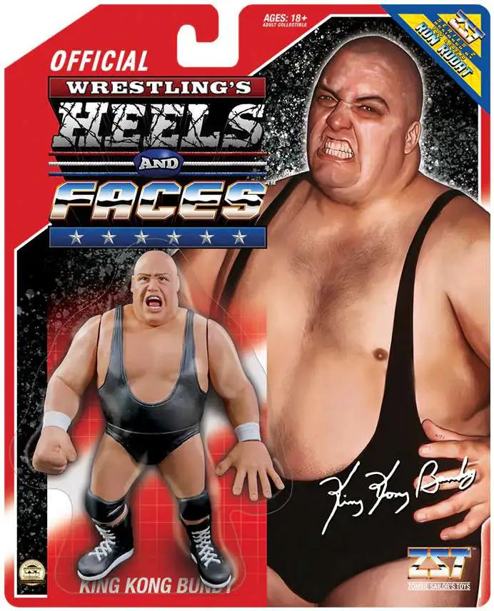 Zombie Sailor's Toys Wrestling Heels and Faces - King Kong Bundy (Red Card)