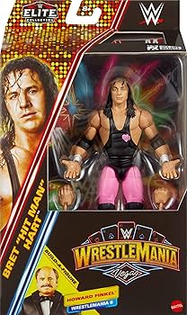 WWE Bret Hart Wrestlemania Elite Figure
