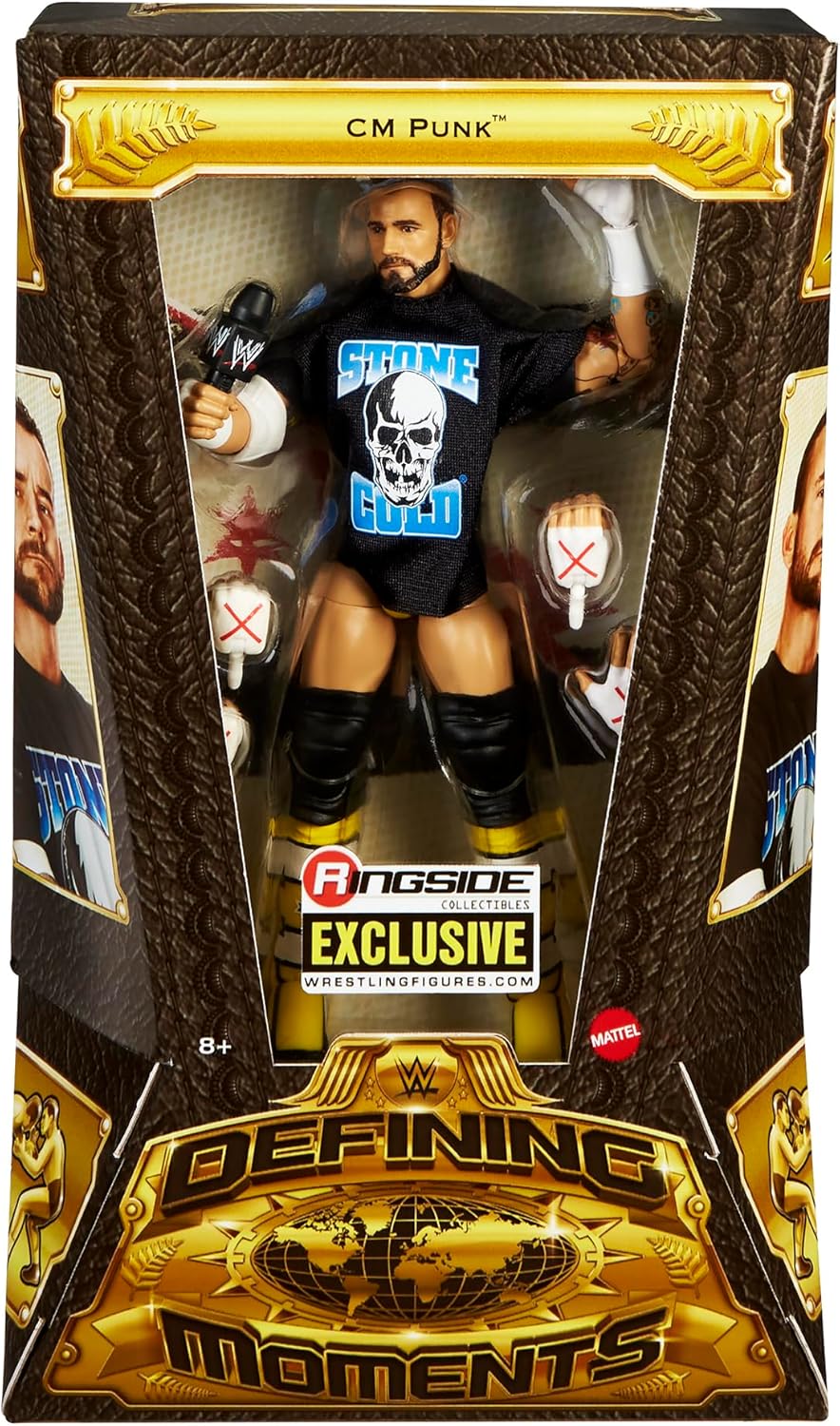 WWE CM Punk Defining Moments Elite Figure Pipe Bomb