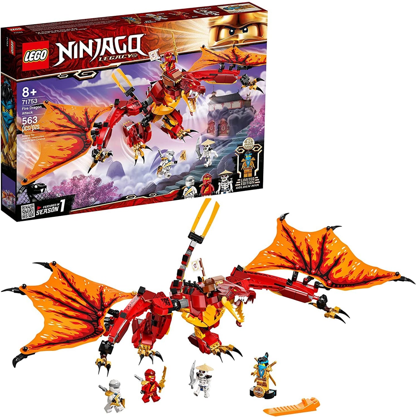 LEGO Ninjago Fire Dragon Attack 71753