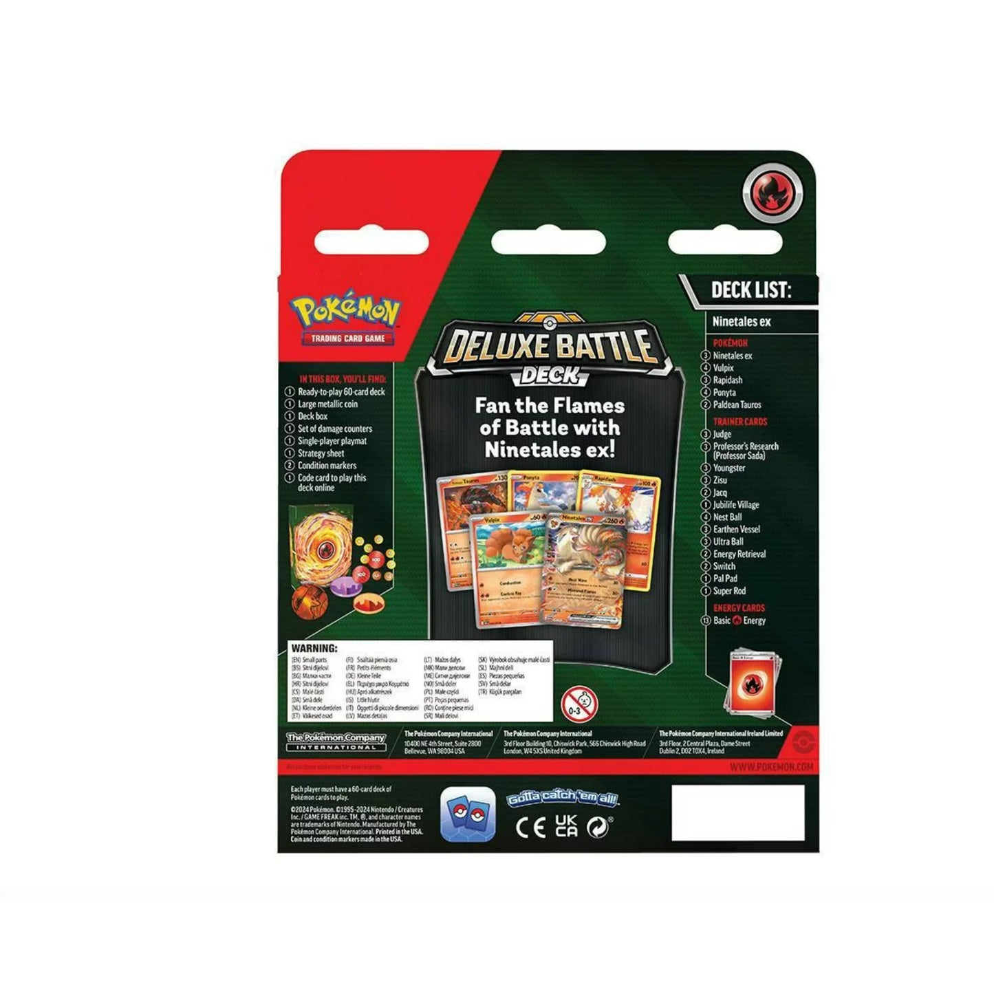 Pokemon Deluxe Battle Deck Ninetales ex