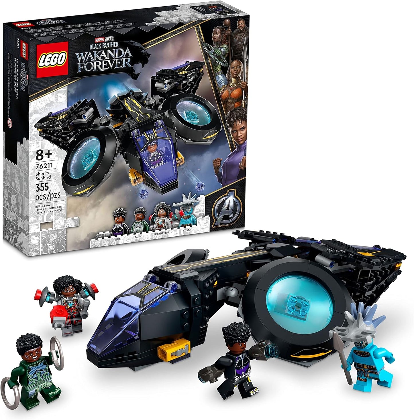 LEGO Black Panther Shuri's Sunbird 76211
