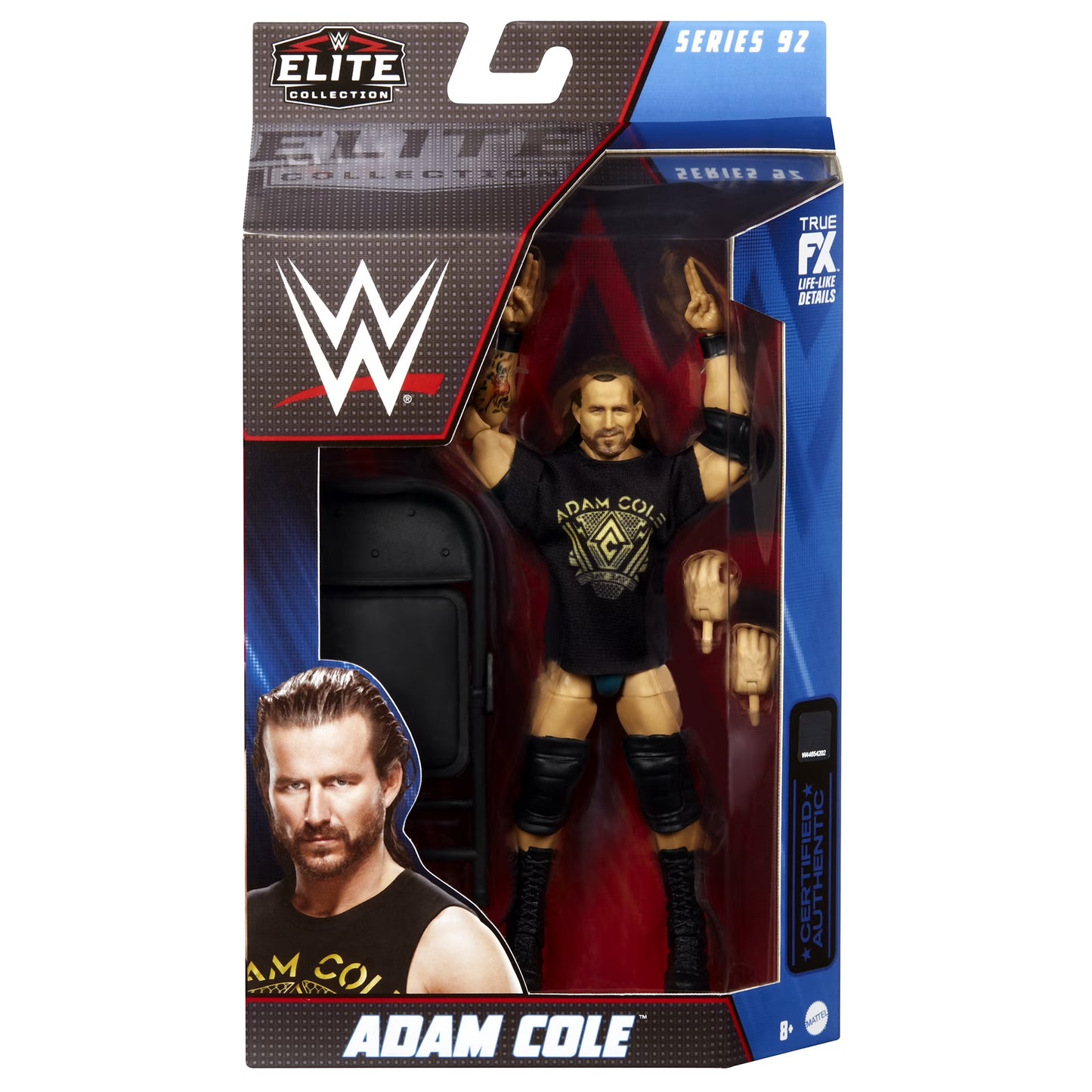 WWE Adam Cole Elite 92 Figure