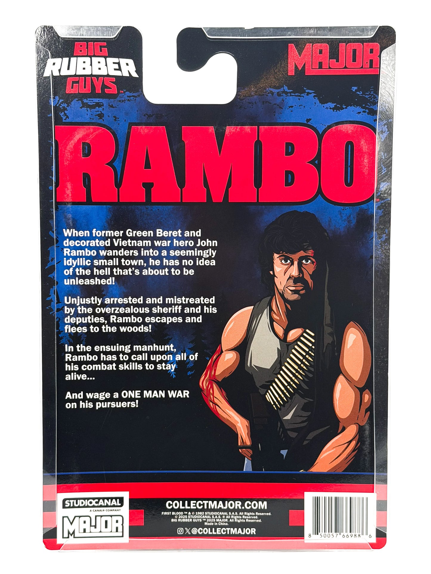 Collect Major Big Rubber Guys - John Rambo