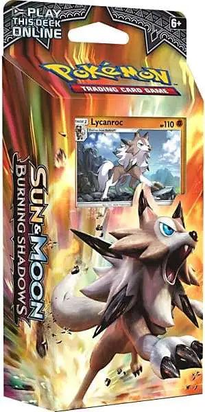Pokemon Sun and Moon Burning Shadows Lycanroc Battle Deck