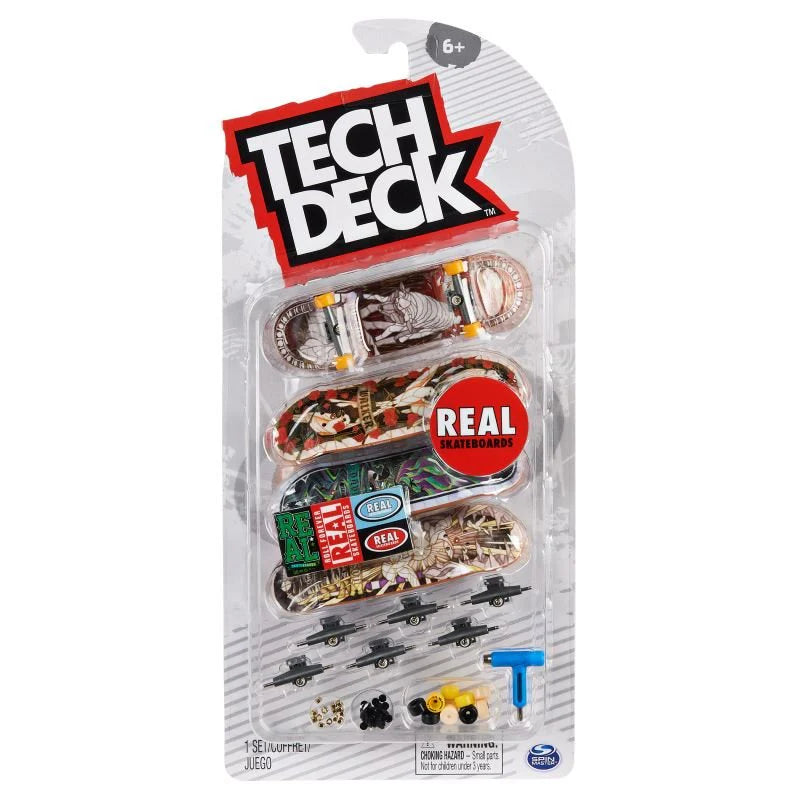 Tech Deck Fingerboards 4 Pack (Styles May Vary)