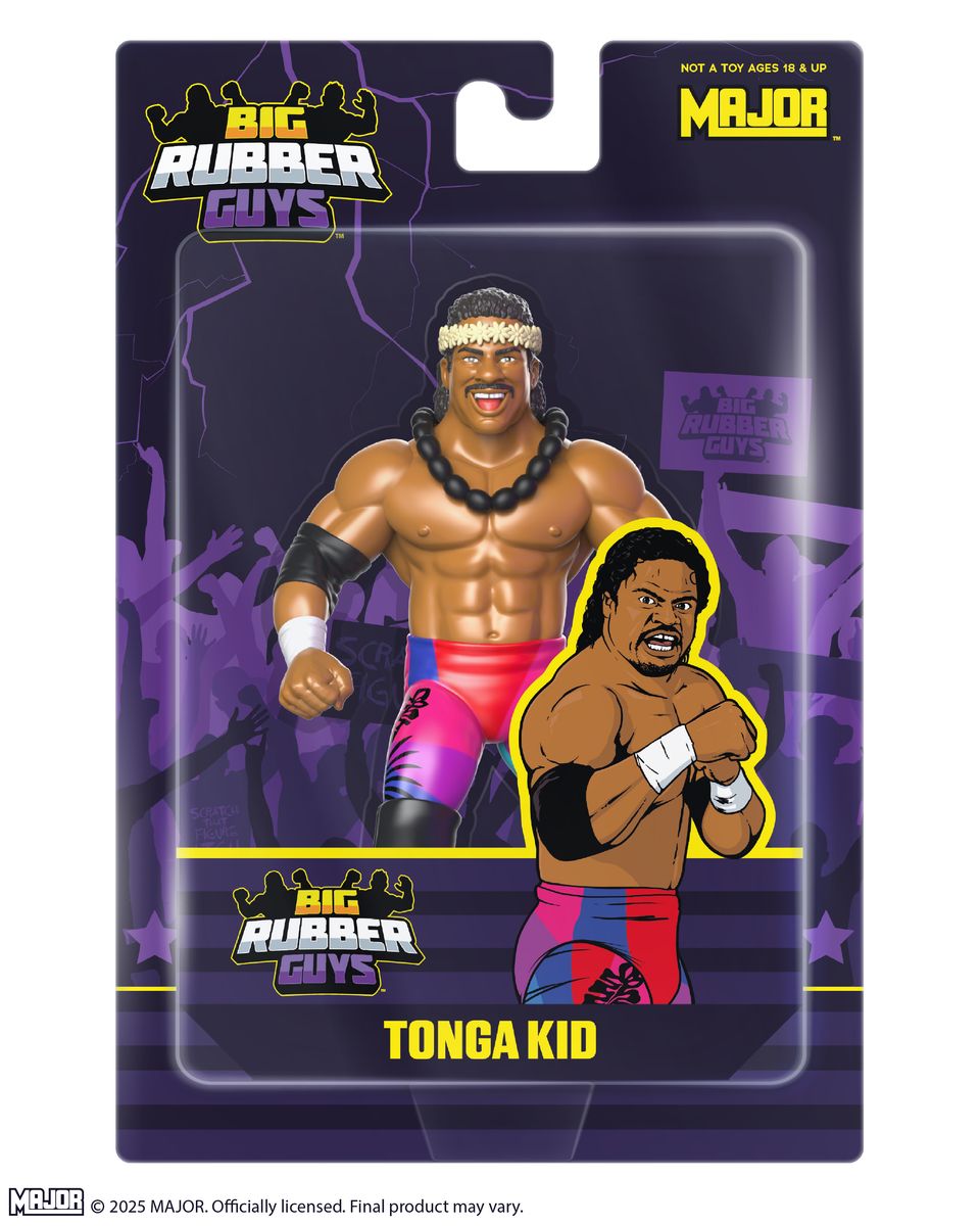 Collect Major Big Rubber Guys - Tonga Kid