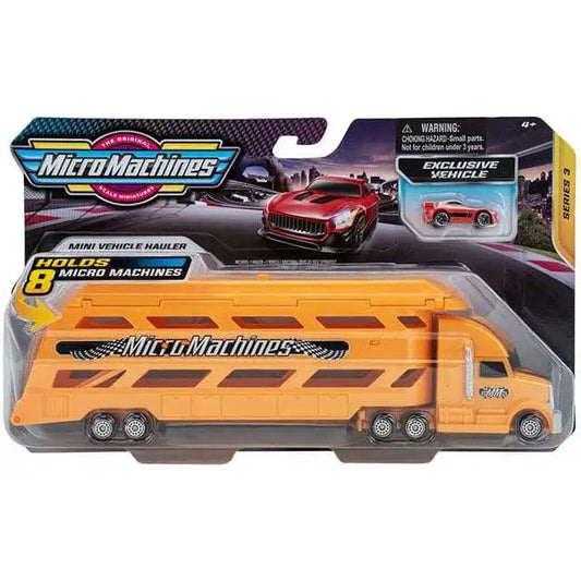 Micro Machines Mini Vehicle Hauler - Orange