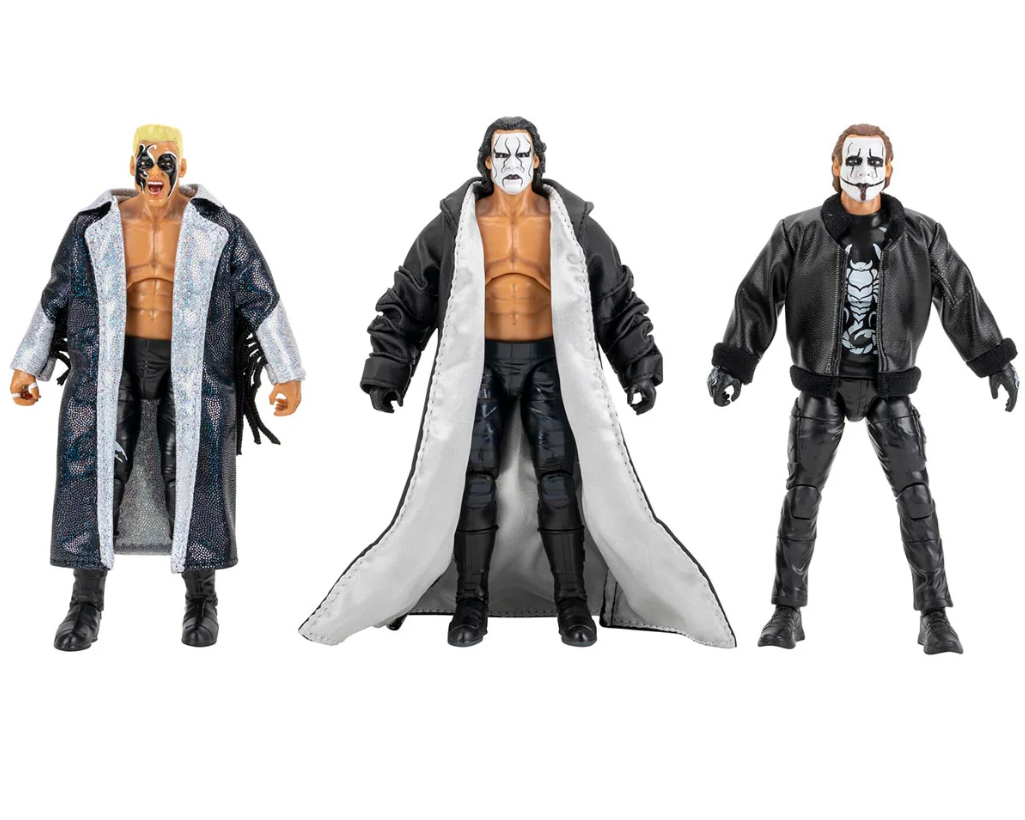 AEW Legacy of Sting 3 Pack Figure Set