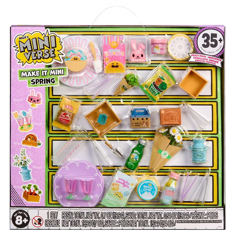 MGA's Miniverse Make It Mini Spring 35 Pieces