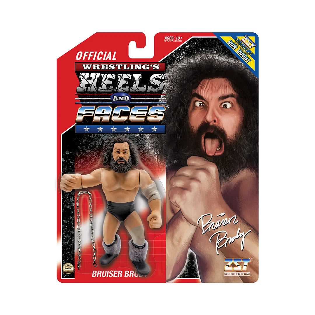 Zombie Sailor's Toys Wrestling Heels and Faces - Bruiser Brody (Red Card)