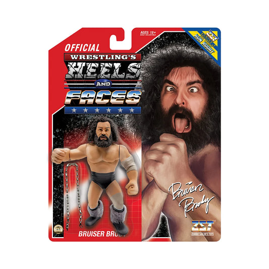Zombie Sailor's Toys Wrestling Heels and Faces - Bruiser Brody (Red Card)