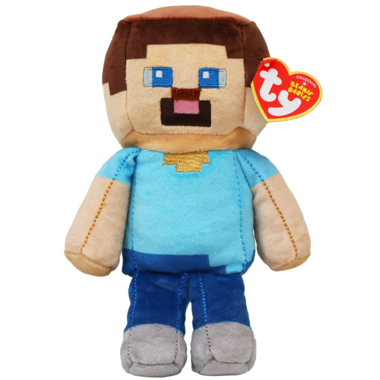 TY Beanie Baby Minecraft Steve
