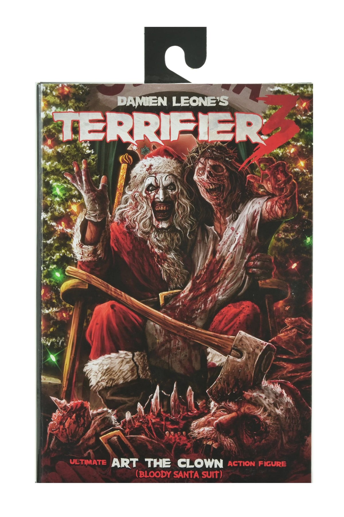 NECA Terrifier 3 Ultimate Art The Clown Bloody Santa Suit Action Figure