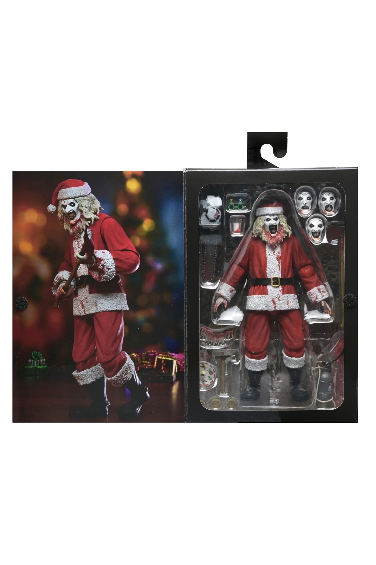 NECA Terrifier 3 Ultimate Art The Clown Bloody Santa Suit Action Figure