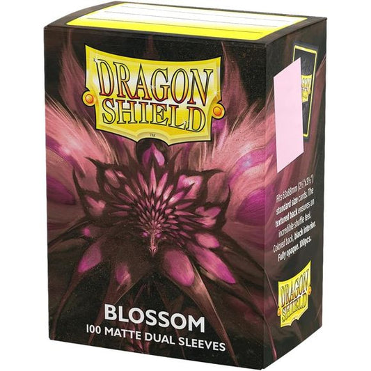 Dragon Shield 100 Standard Size Matte Dual Card Sleeves - Blossom