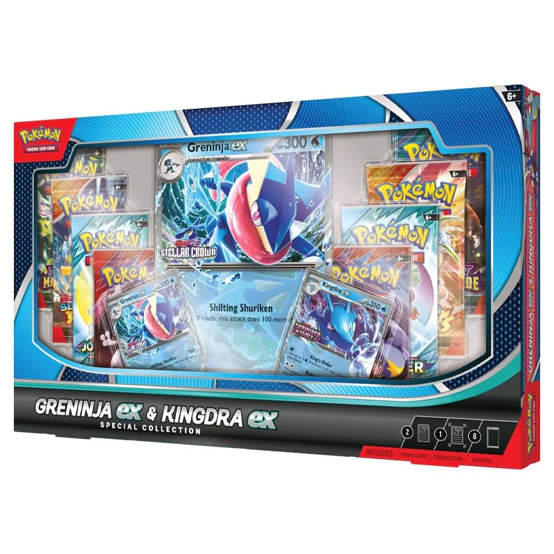 Pokemon Greninja EX and Kingdra EX Box