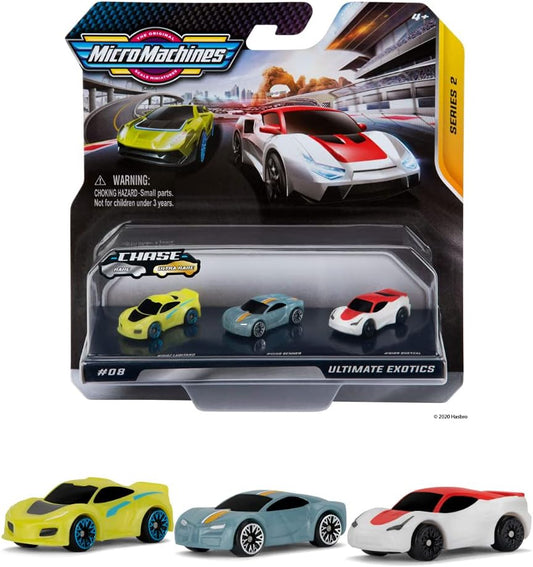 Micro Machines Ultimate Exotics 3 Pack Cars