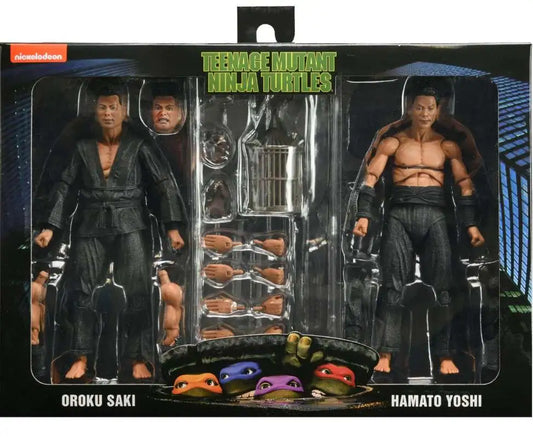 NECA Teenage Mutant Ninja Turtles TMNT 2 Pack - Oroku Saki and Hamato Yoshi