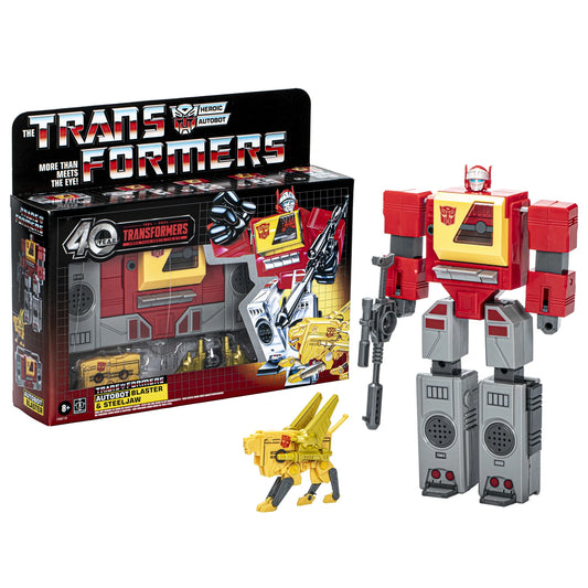 Transformers Retro 40th Autobot Blaster and Steeljaw