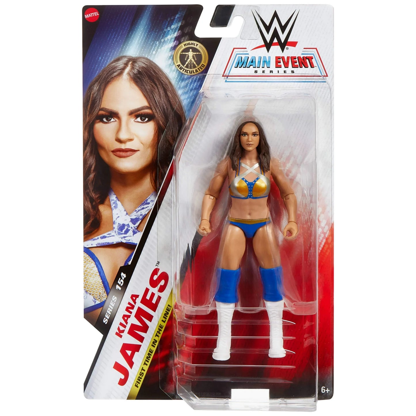 WWE Kiana James Main Event Basic 154 Figure