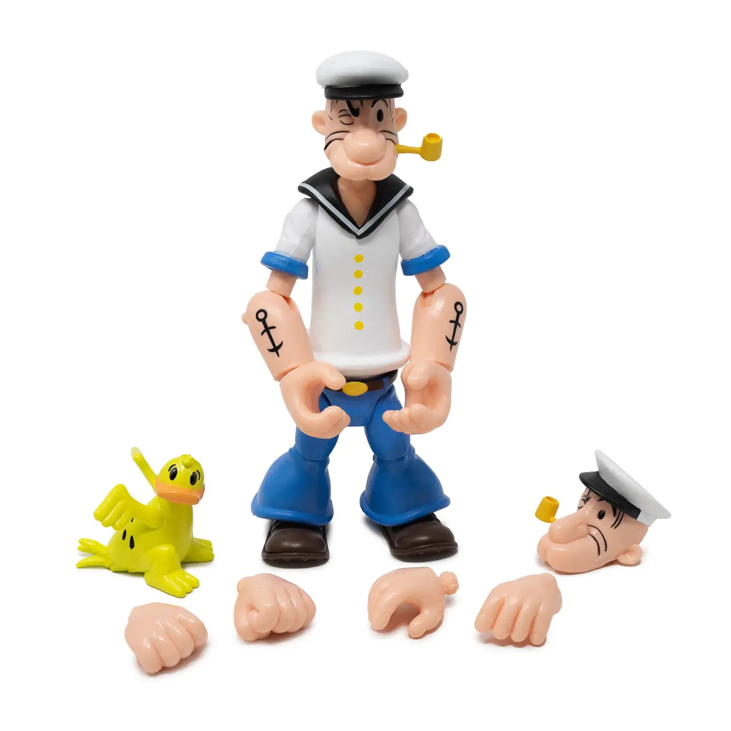 Popeye Classics Action Figure: Popeye 1st Appearance - White Shirt