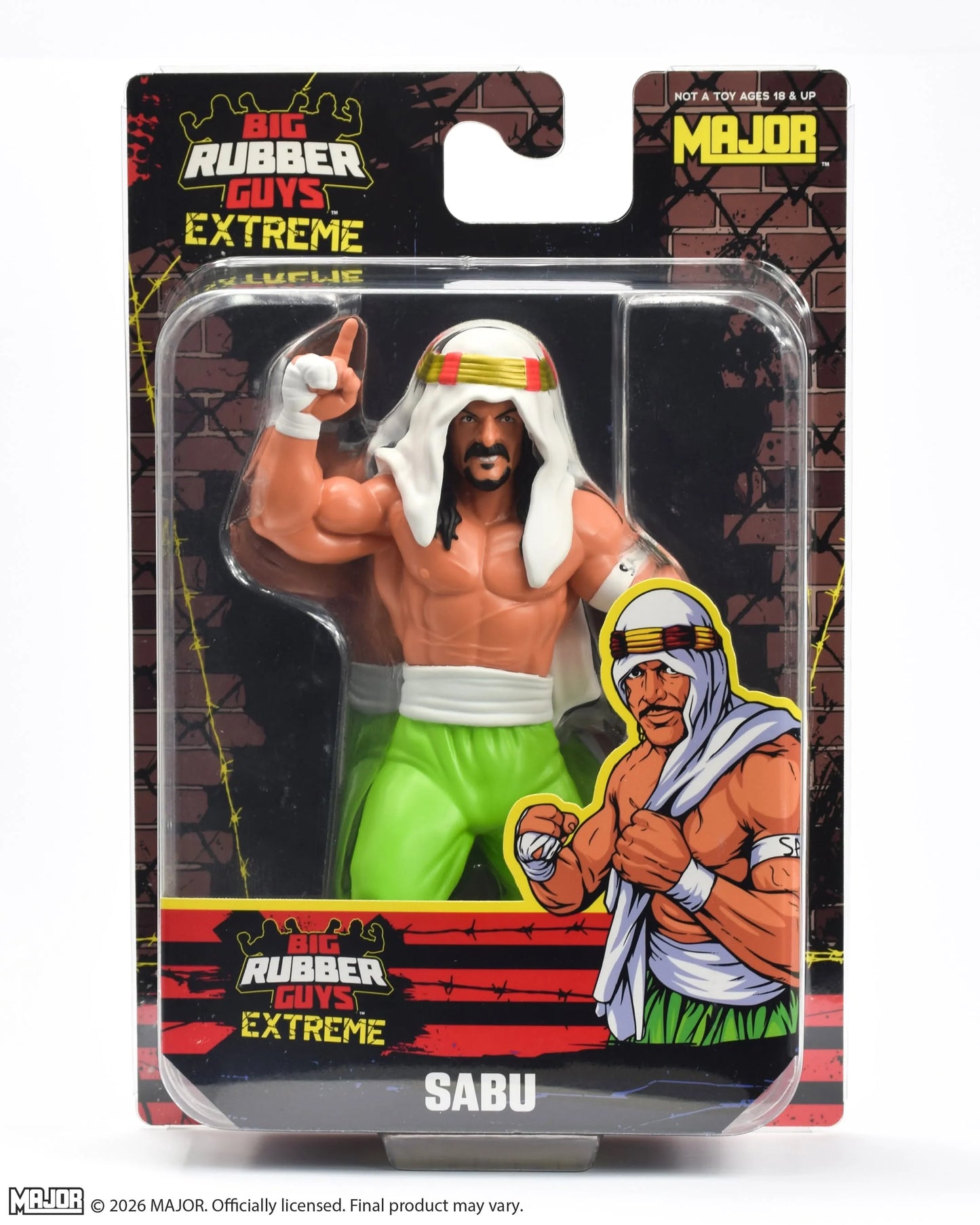Collect Major Big Rubber Guys - Sabu