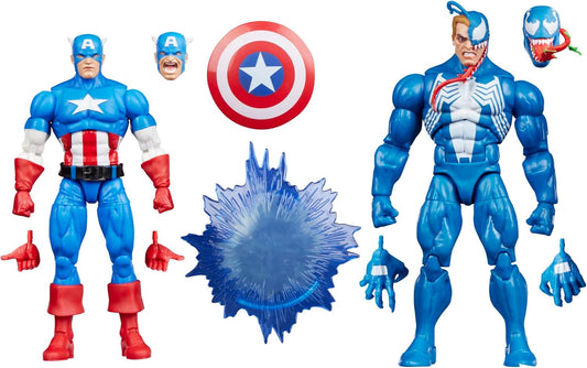 Marvel Gamerverse Captain America vs Venom 2 Pack