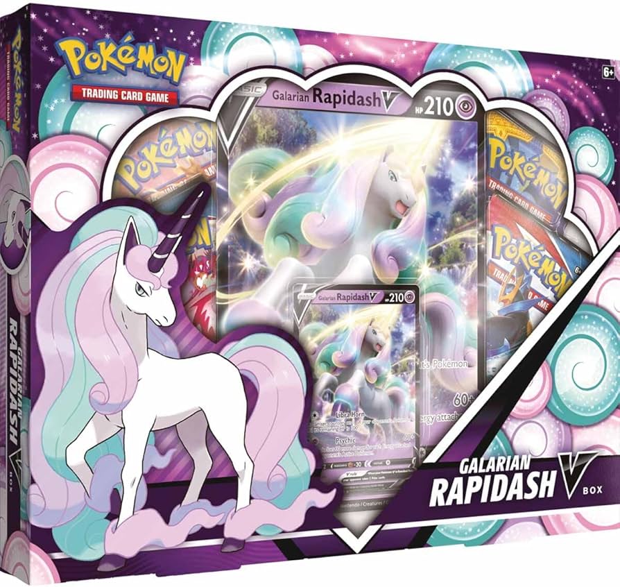 Pokemon Galarian Rapidash V Box
