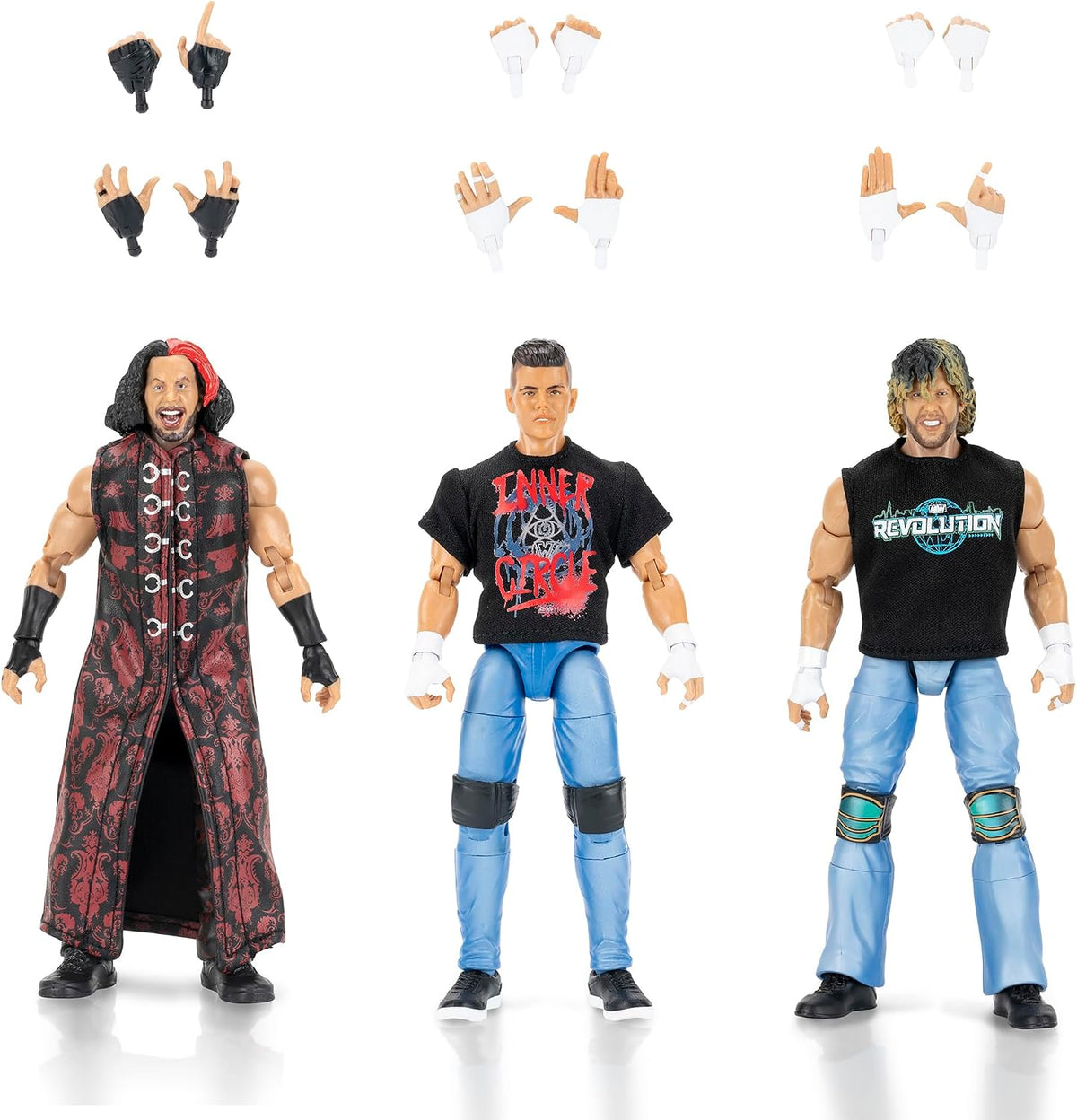 AEW Golf Cart with 3 Figures (Matt Hardy, Kenny Omega, Sammy Guevera) 1 of 3000 Vault Edition