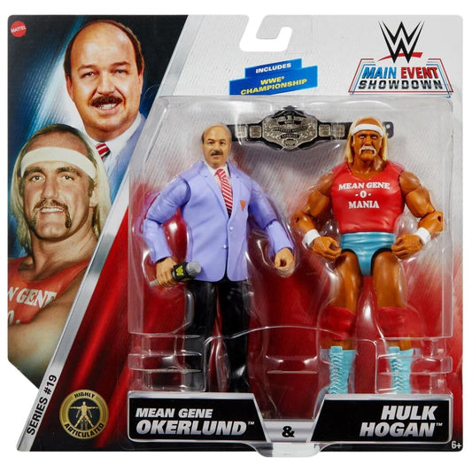 WWE Main Event Hulk Hogan & Mean Gene 2 Pack