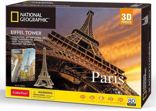 CubicFun National Geographic 3D Puzzles Eiffel Tower