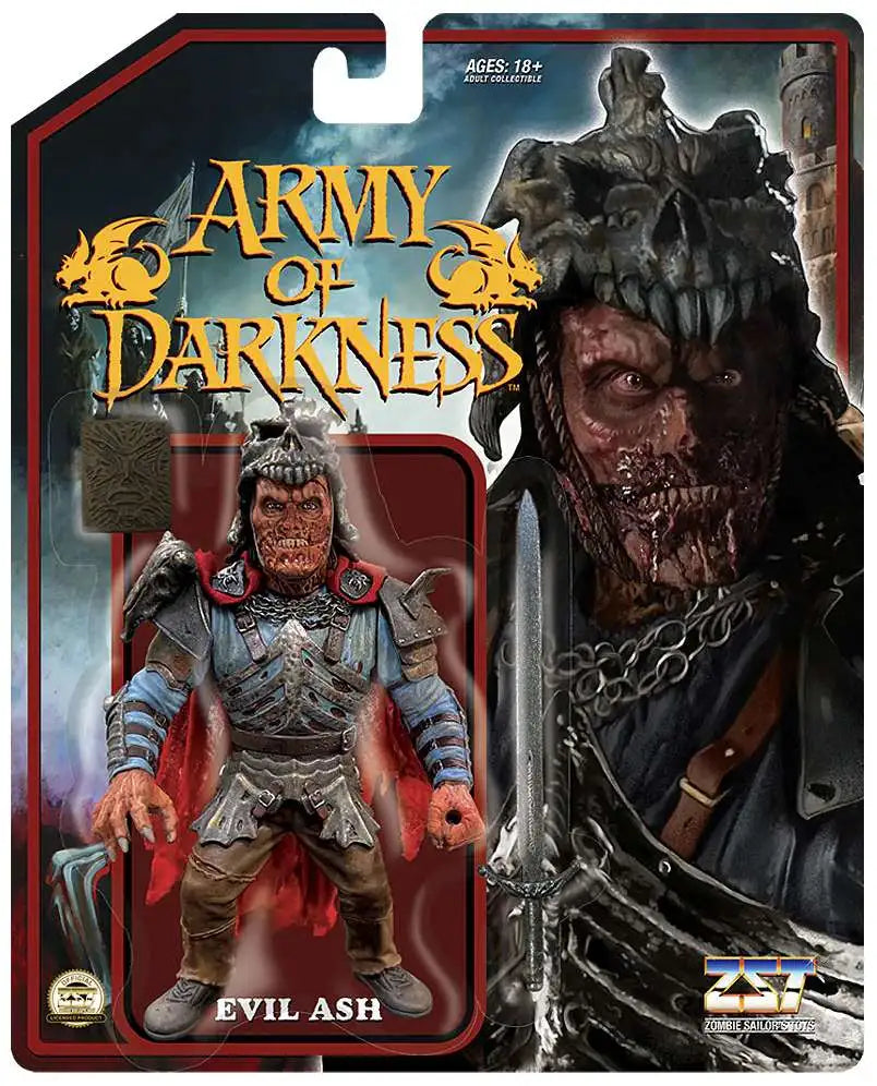 Zombie Sailor's Toys Wrestling Heels and Faces - Army of Darkness Evil Ash (Black Card)