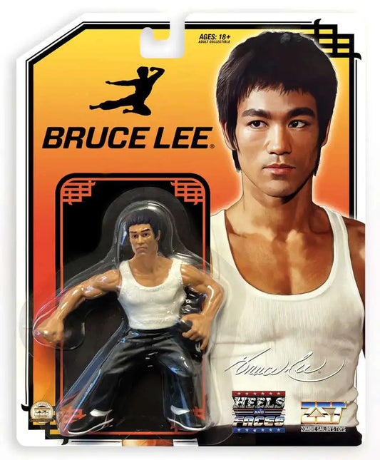 Zombie Sailor's Toys Wrestling Heels and Faces - Bruce Lee White Tank (Yellow Card)