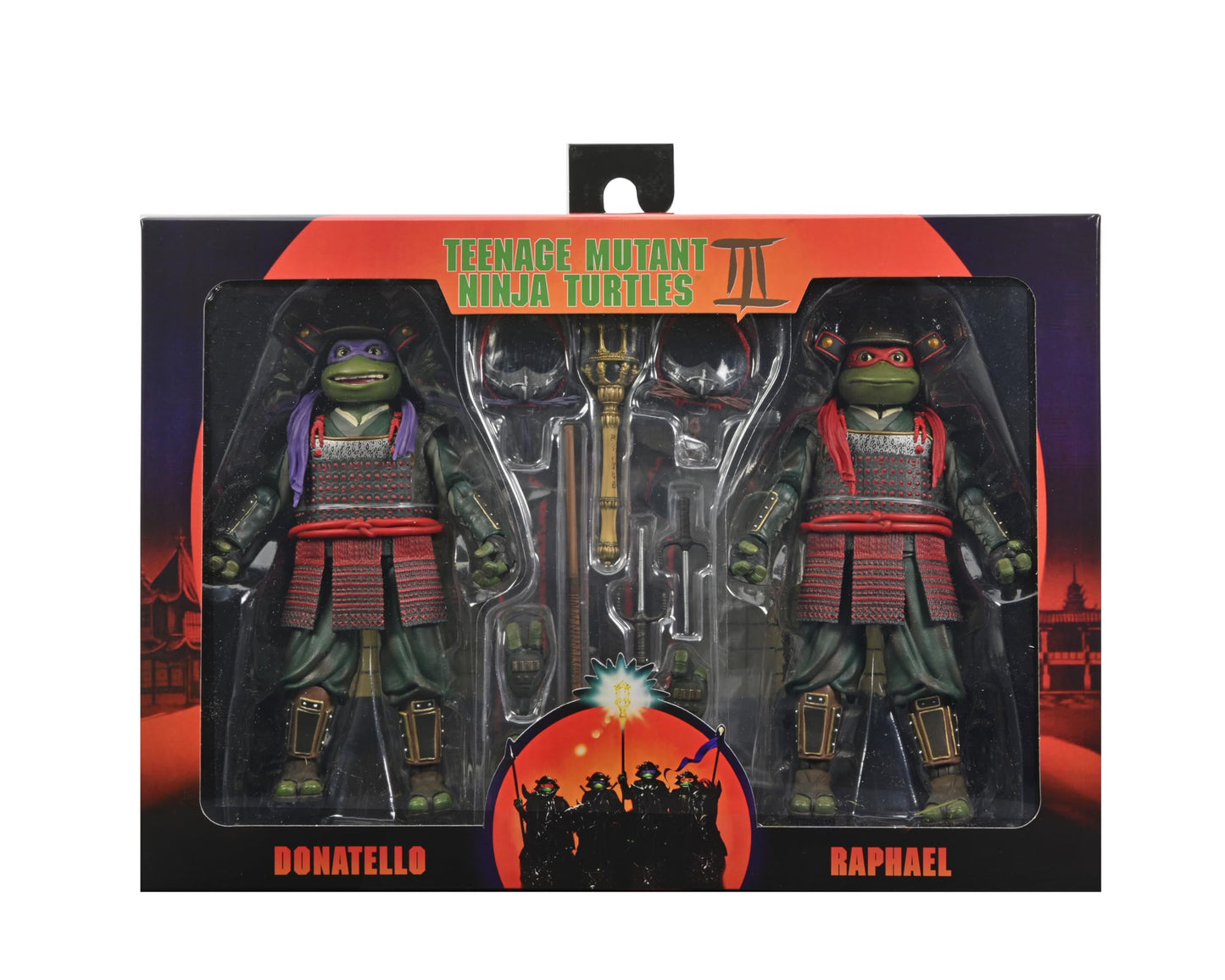 NECA Teenage Mutant Ninja Turtles TMNT III 2 Pack - Donatello and Raphael