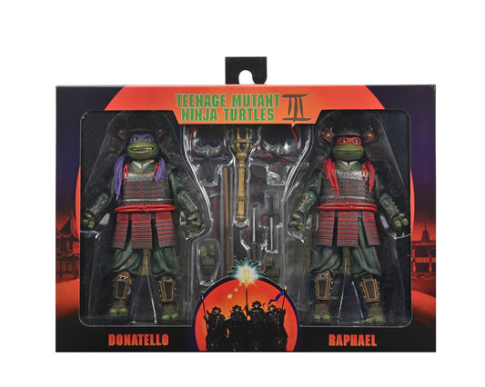 NECA Teenage Mutant Ninja Turtles TMNT III 2 Pack - Donatello and Raphael