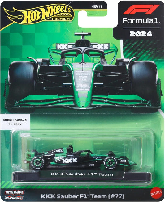 Hot Wheels Premium F1 Car - Kick Sauber #77 Valtteri Bottas