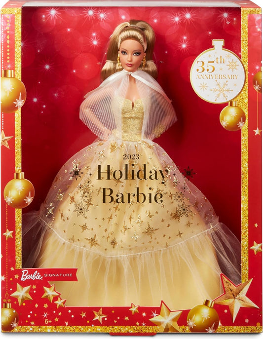Barbie 2023 Holiday Doll Blonde - 35th Anniversary