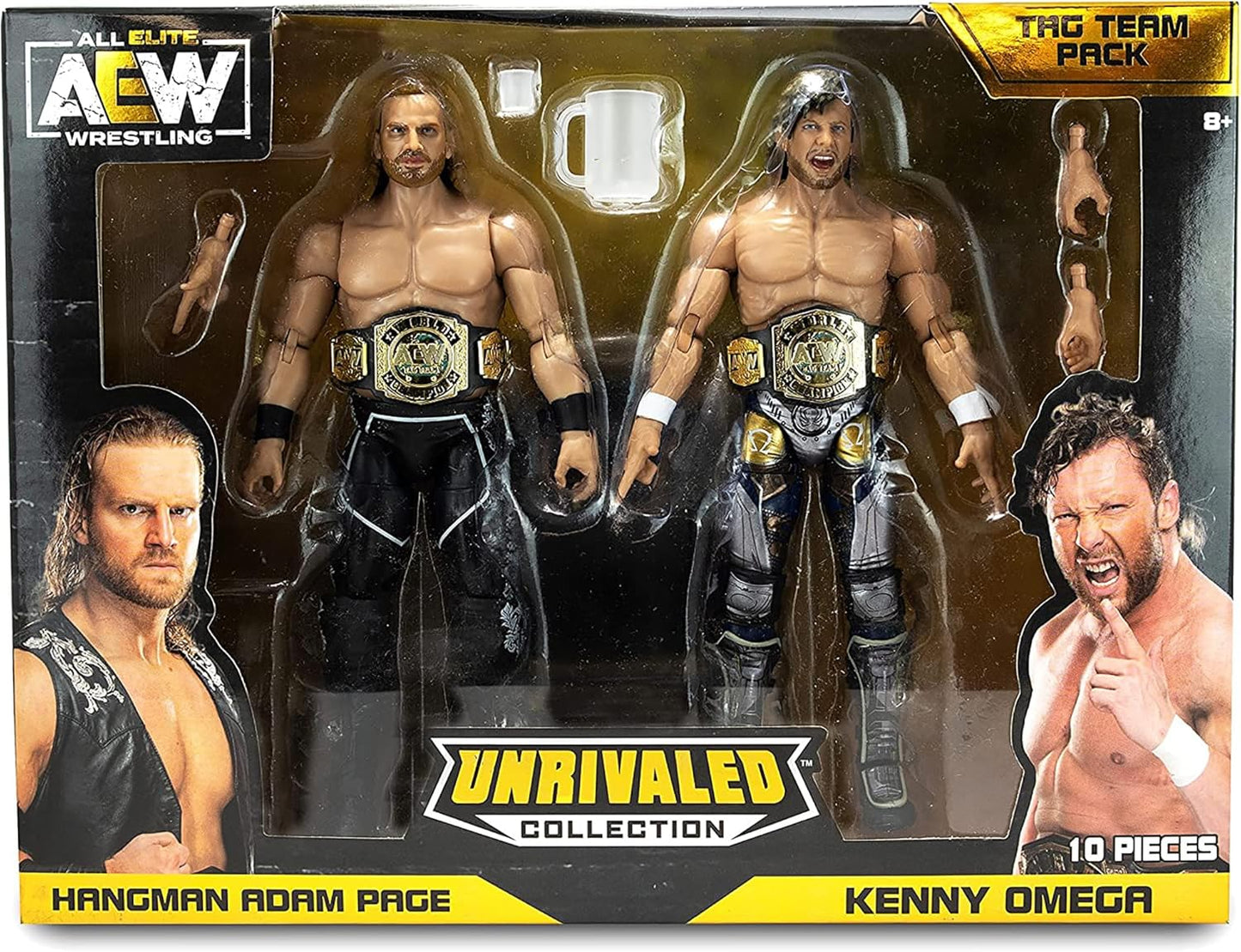 AEW Kenny Omega and Adam Page 2 Pack Figures