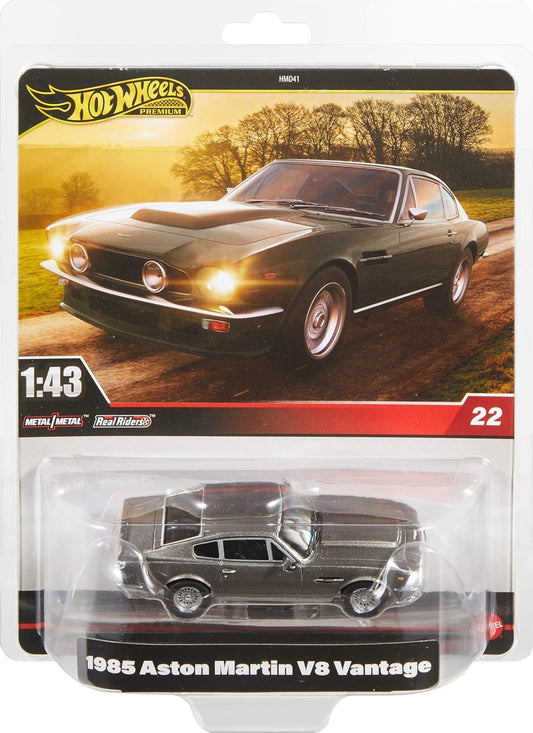 Hot Wheels Premium 1985 Aston Martin V8 Vantage 1:43 Scale