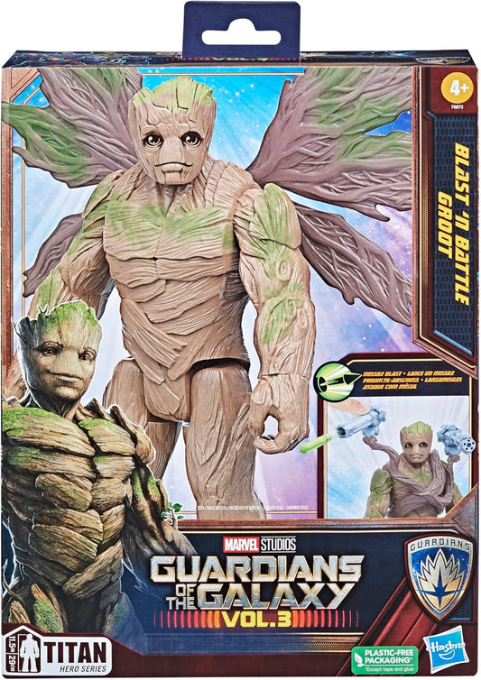 Marvel GOTG3 Blast n Battle Groot Titan Hero