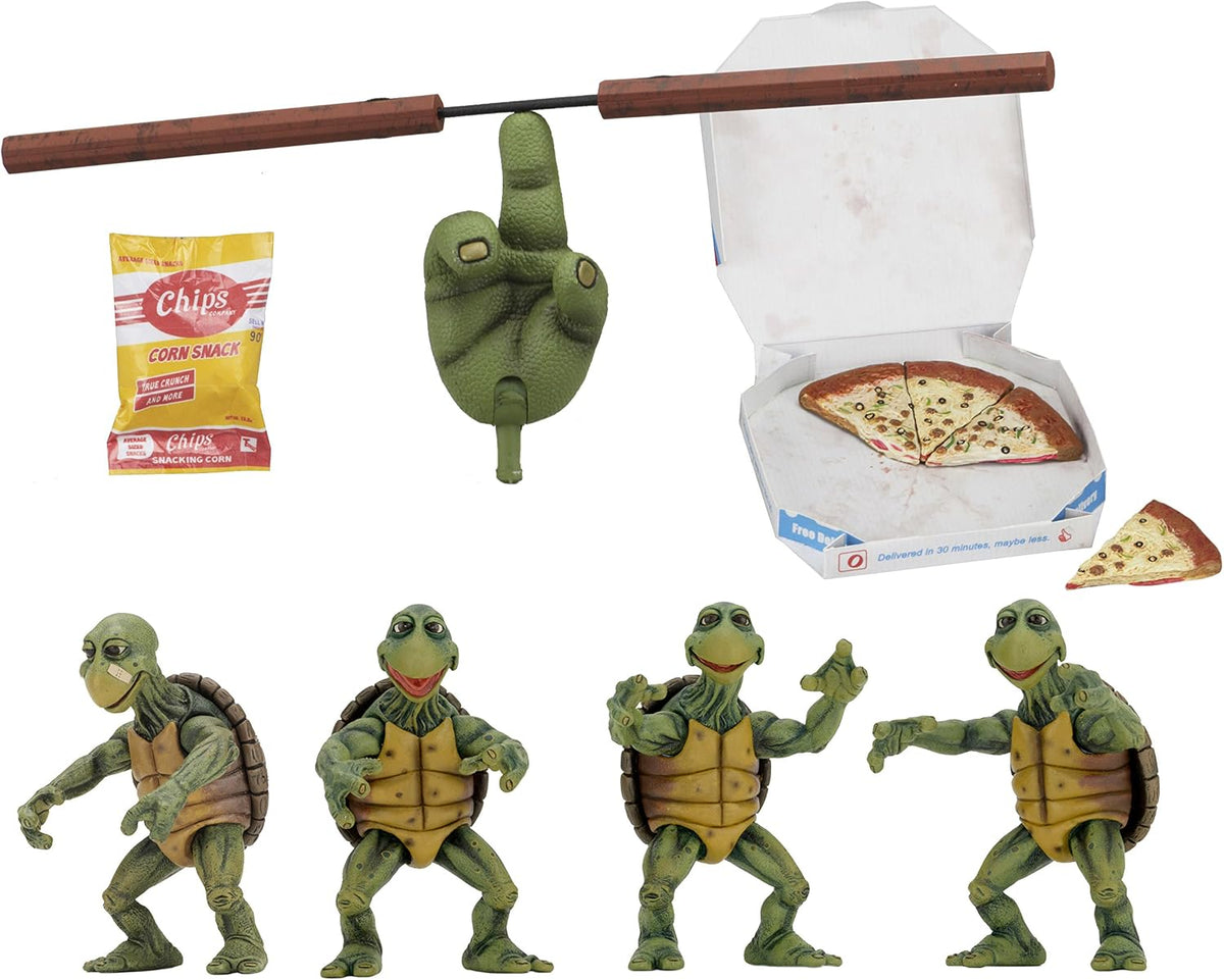 NECA Teenage Mutant Ninja Turtles TMNT Baby Turtles Figure Accessory Set