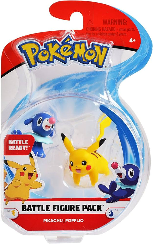 Pokemon Battle Figure Pikachu and Popplio