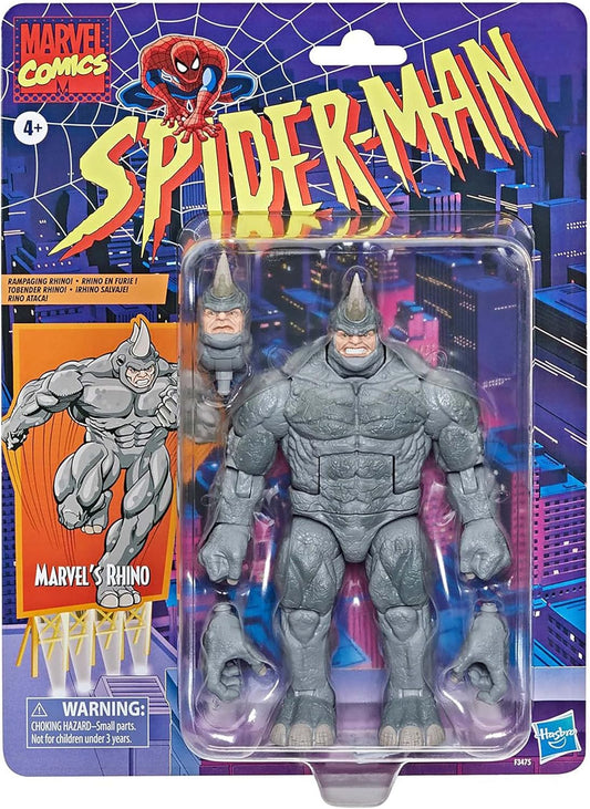 Marvel Legends Spider-Man Retro Rhino Figure