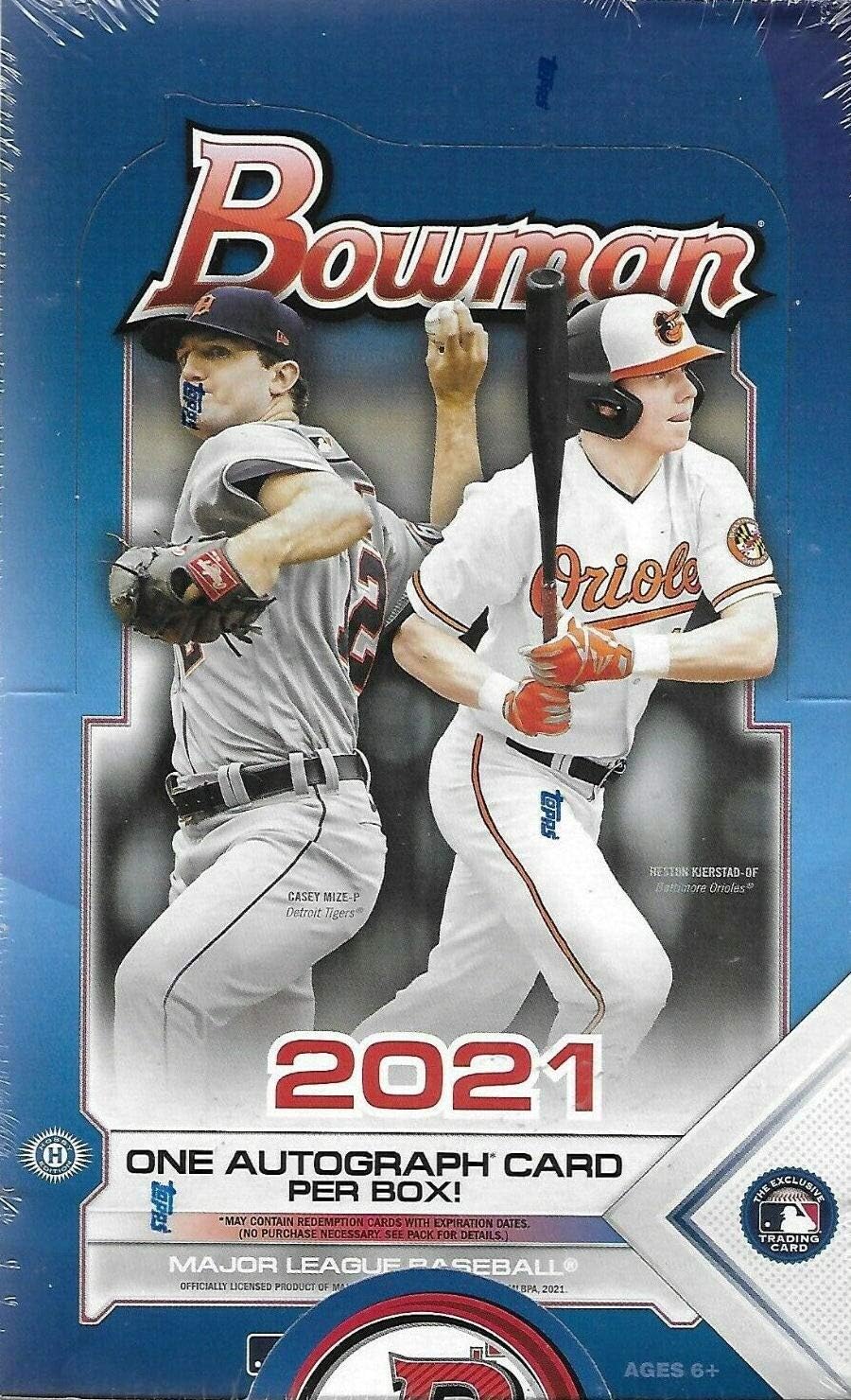 2021 Topps Bowman Baseball Cards Hobby Box