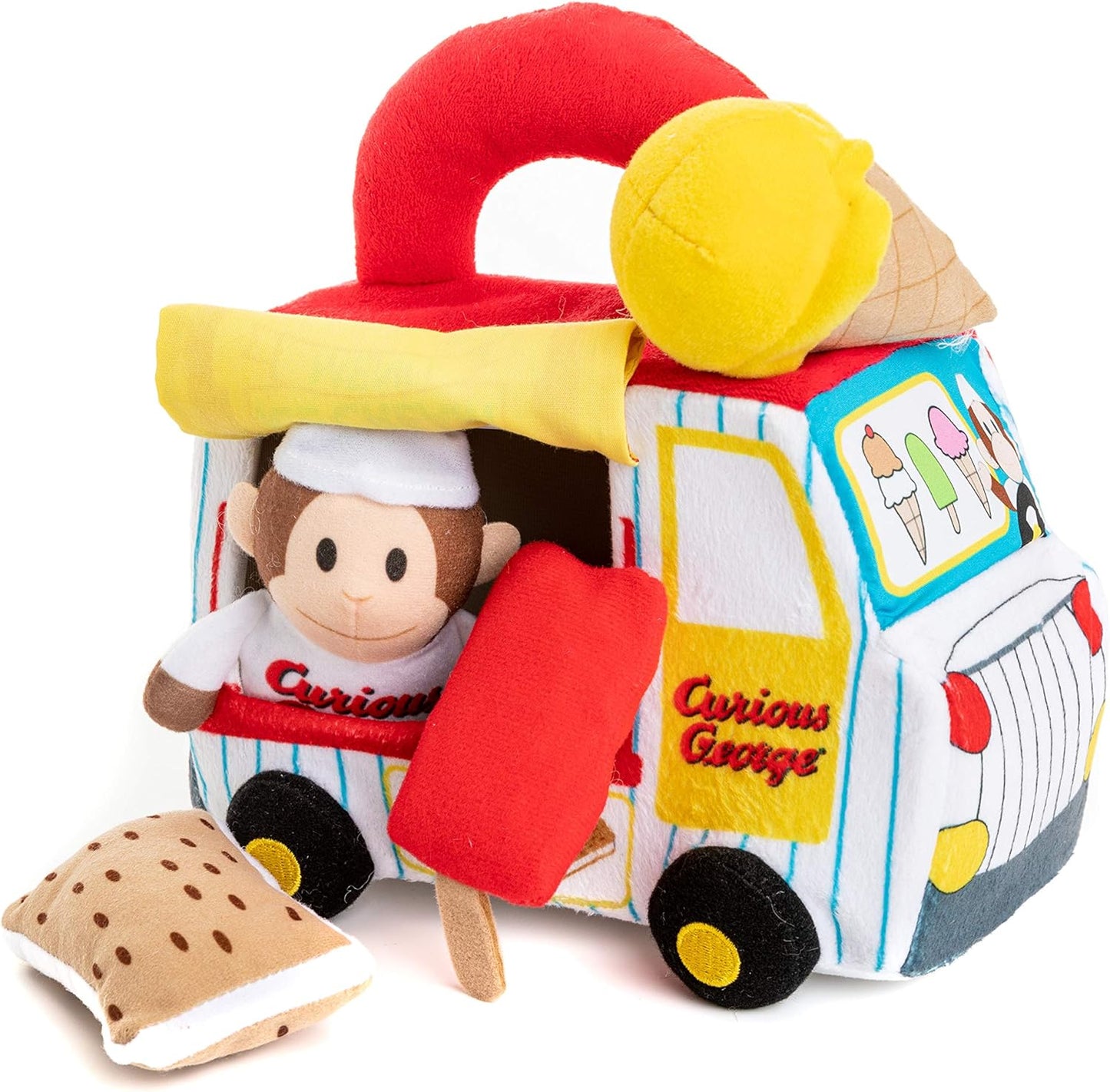 Curious George Ice Cream Truck Plush