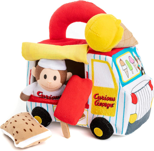 Curious George Ice Cream Truck Plush